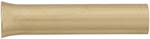 Ramrod forward tip, 3/8" diameter flared concave end, brass, 8-32 thread, for Thompson Center and CVA style ramrods, 1-3/4" long